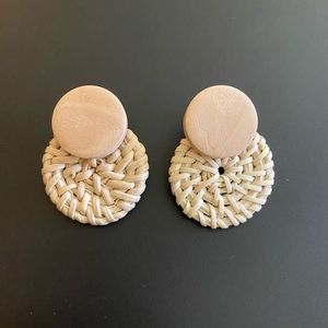 Handmade Rattan Earrings